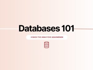 databases 101 course